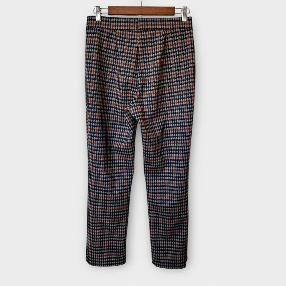 Sanctuary x Anthropologie Carnaby Kick Houndstooth Cropped Pants size M - Picture 3 of 7